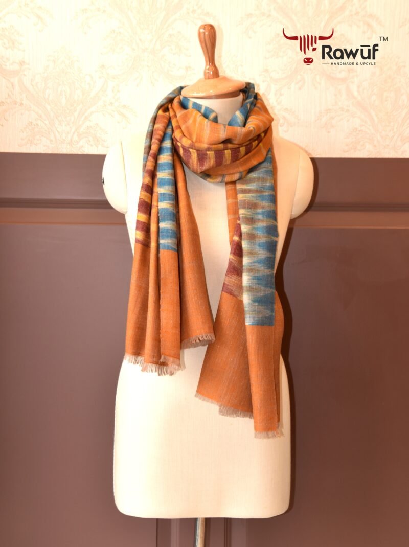 Sunset Ikat Pashmina Shawl