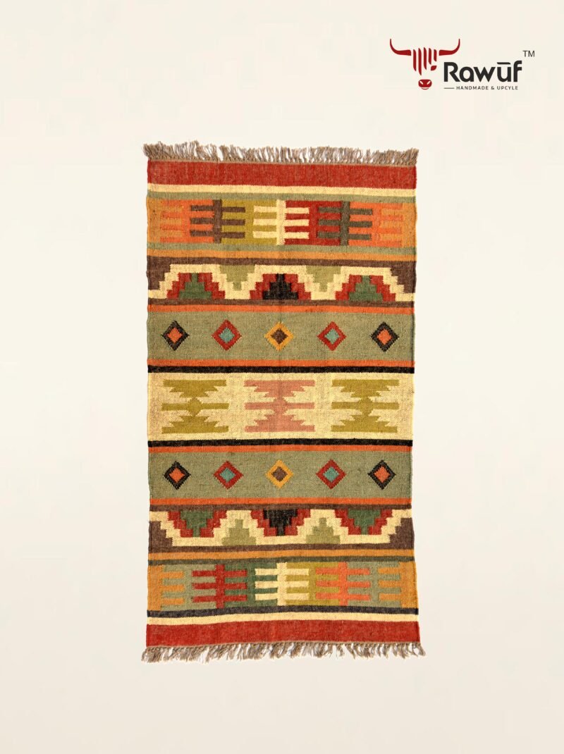 Handcrafted Wool Kilim Rug
